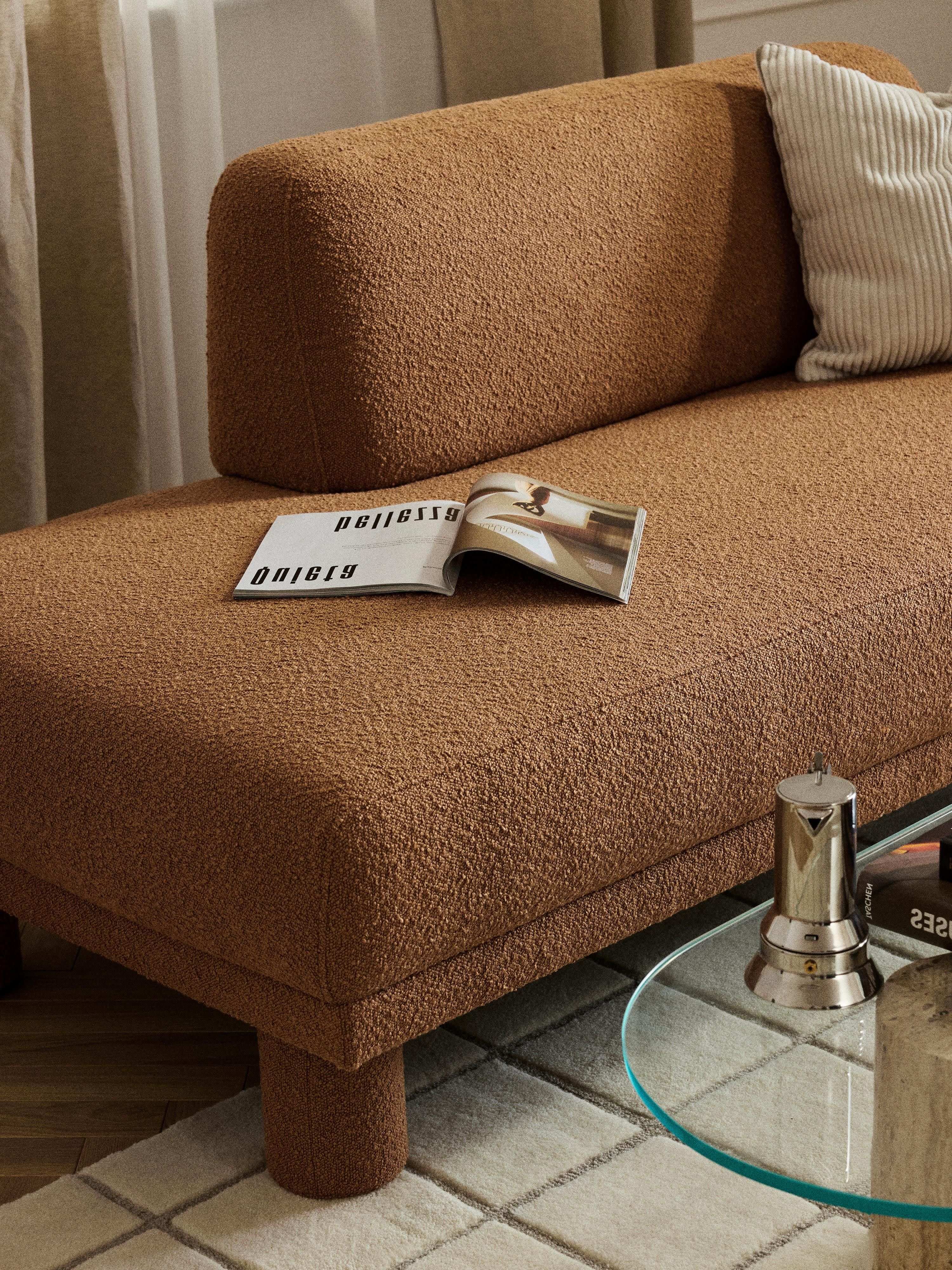 Bouclé chaise longue Lilo