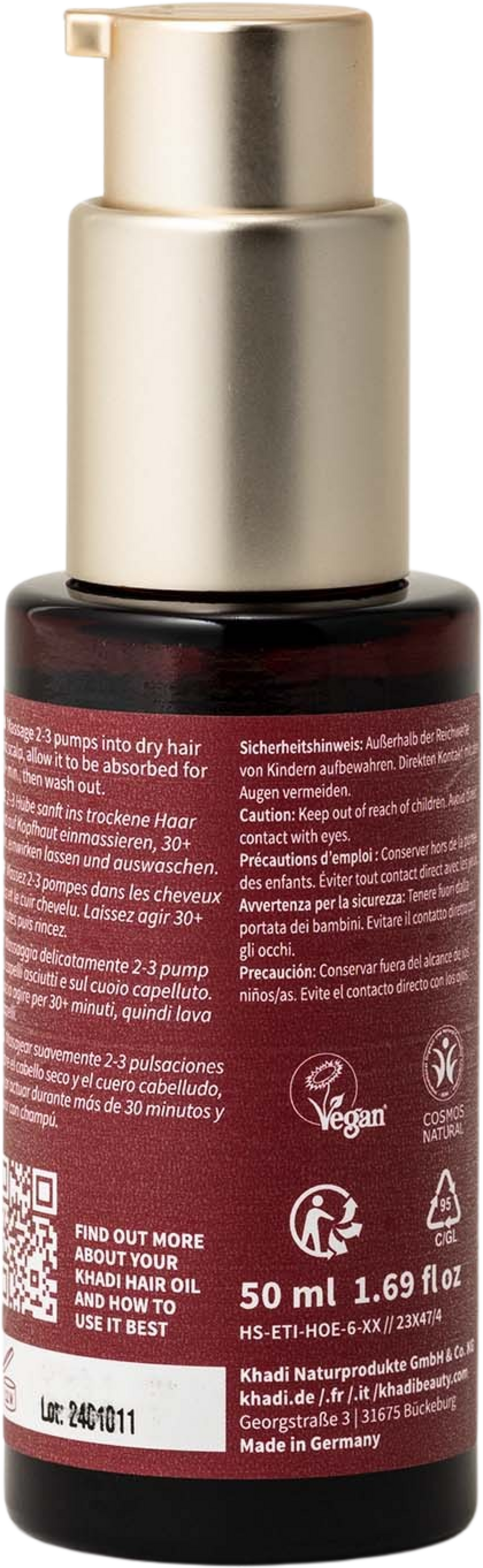 Khadi®  Strong Amla Haaröl, 50 ml