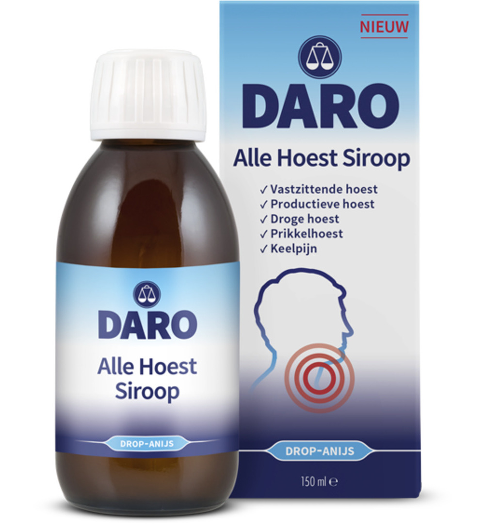 Daro Alle Hoest Siroop (150 ml)
