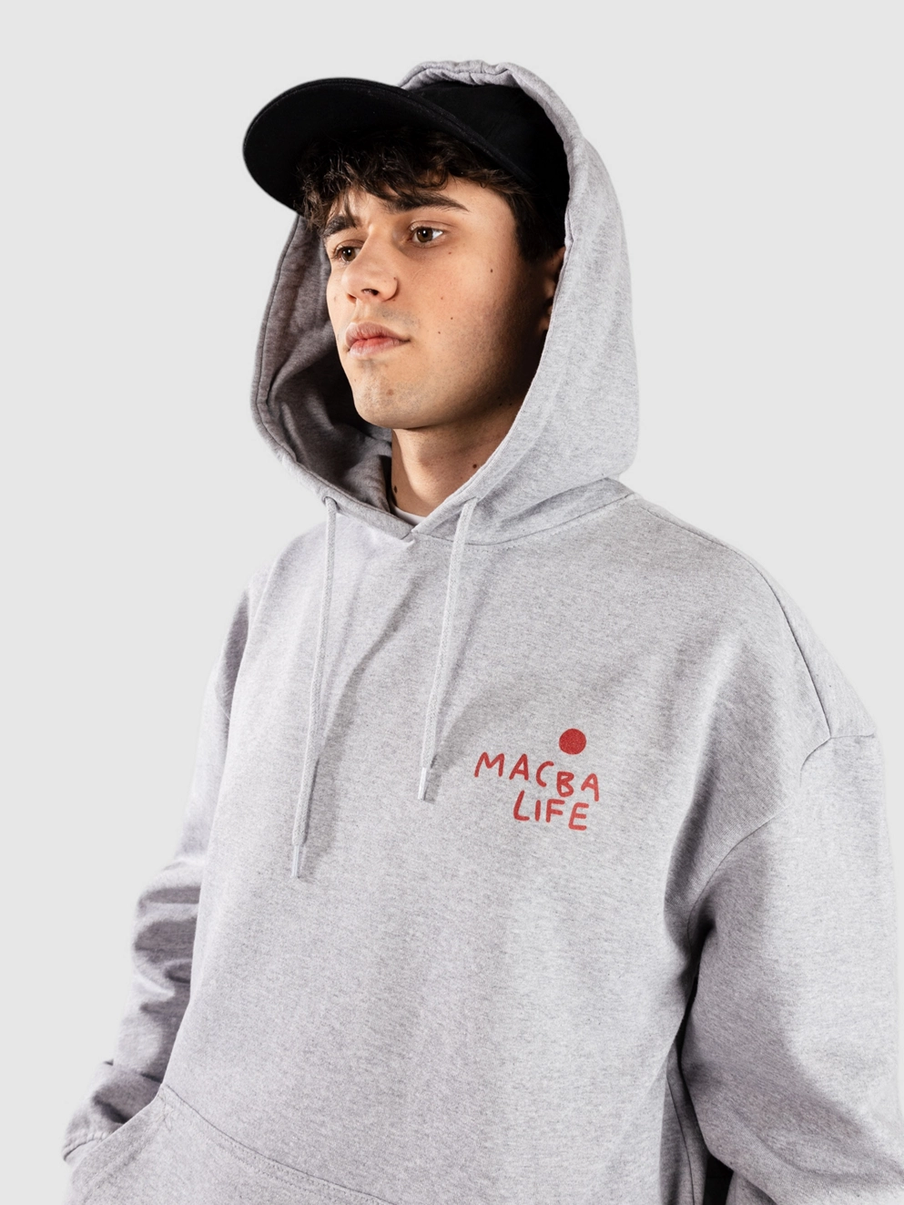 Macba Life Bird Hoodie gray