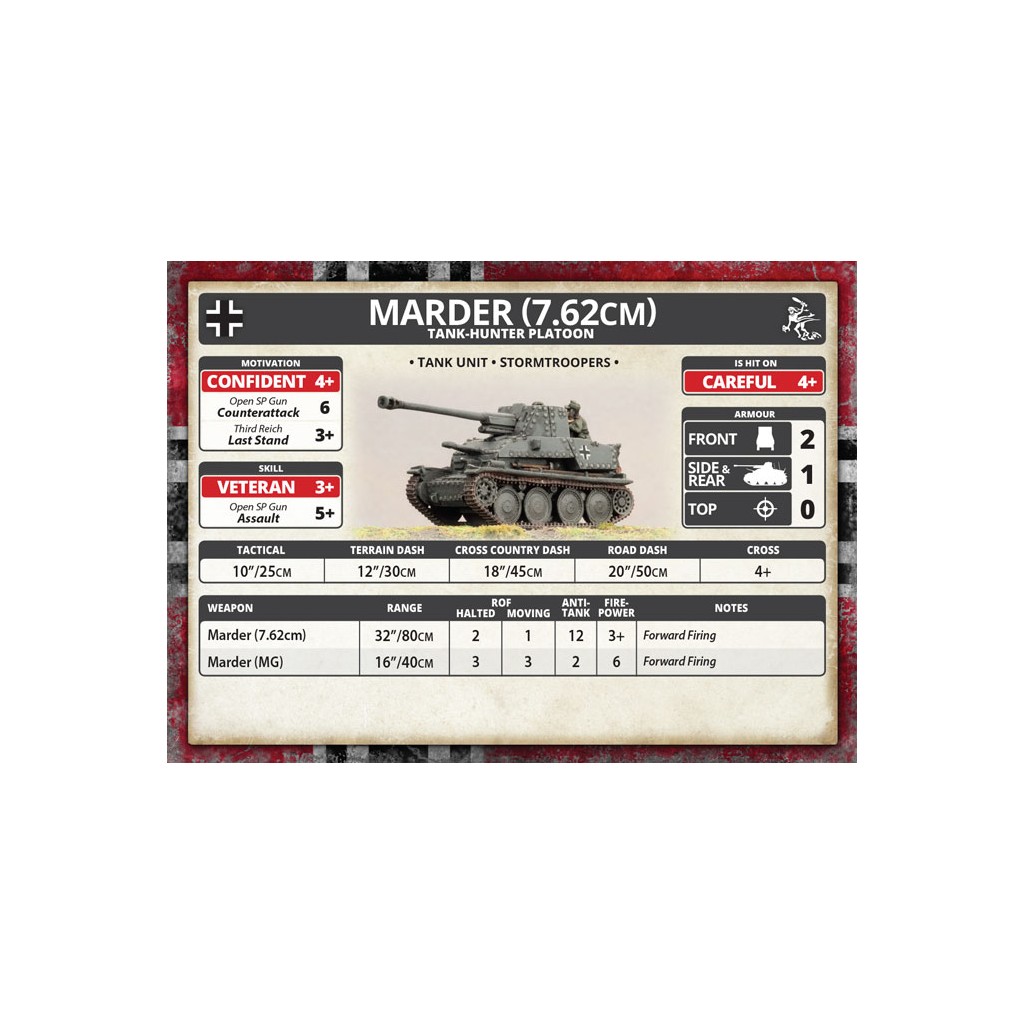 Flames of War - Marder (7.62cm) Tank-hunter Platoon