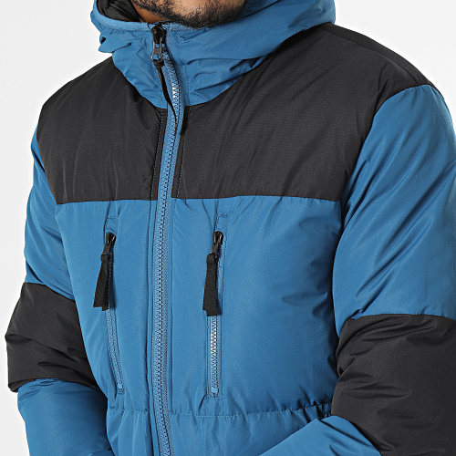 Doudoune Capuche Bleu