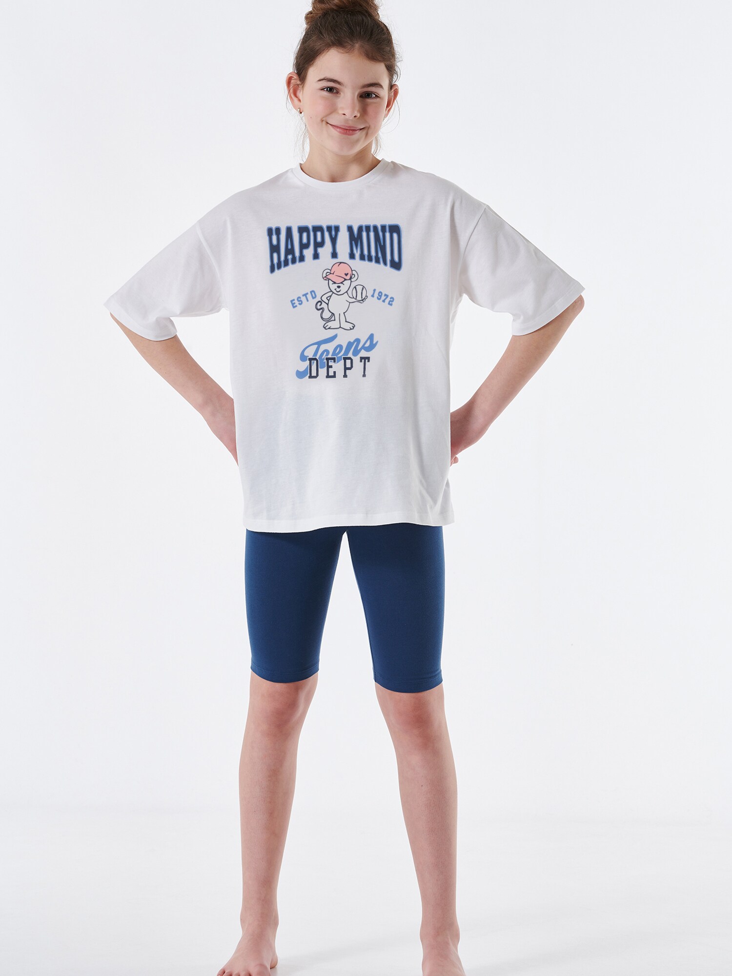 Schiesser Mädchen Pyjama Organic Cotton 1er-Pack