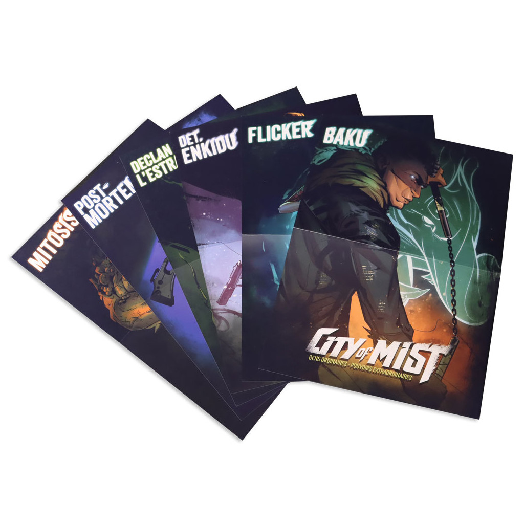 City of Mist - Pack de Personnages