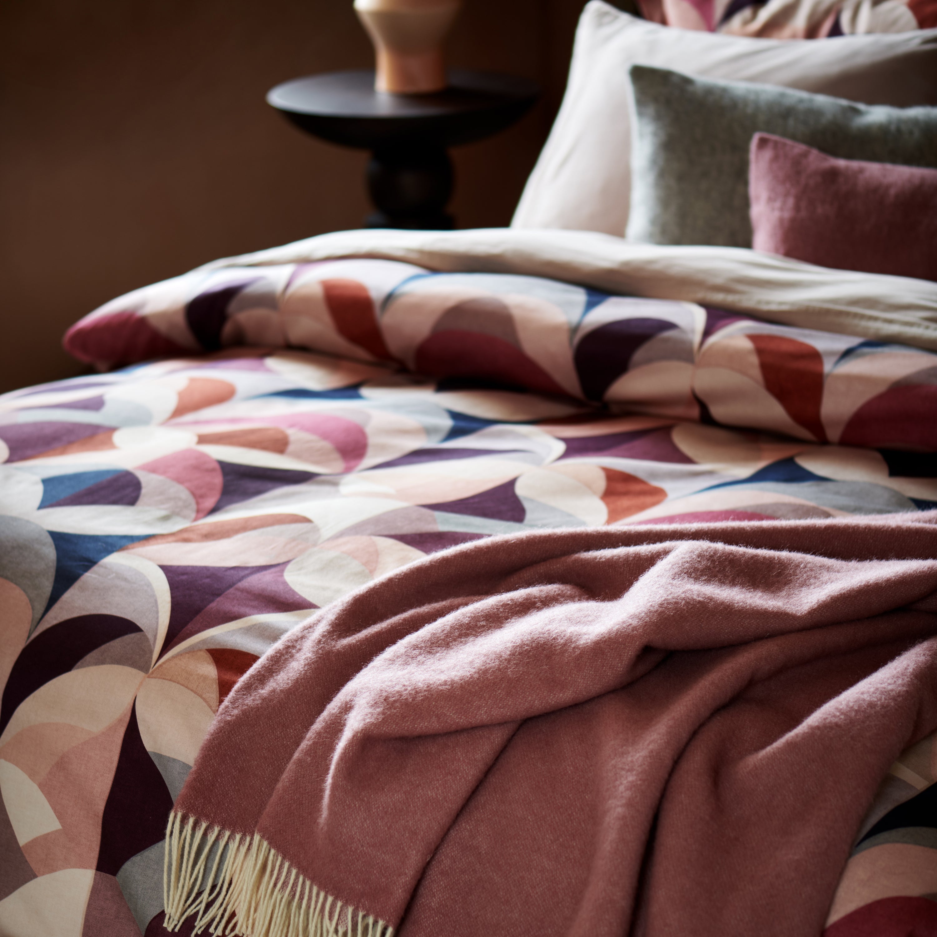 Vandyck Bellavita Plaid 130 x 220 cm - Sepia Pink