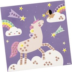 Mosaïque en caoutchouc mousse 'UNICORN', 301 pièces