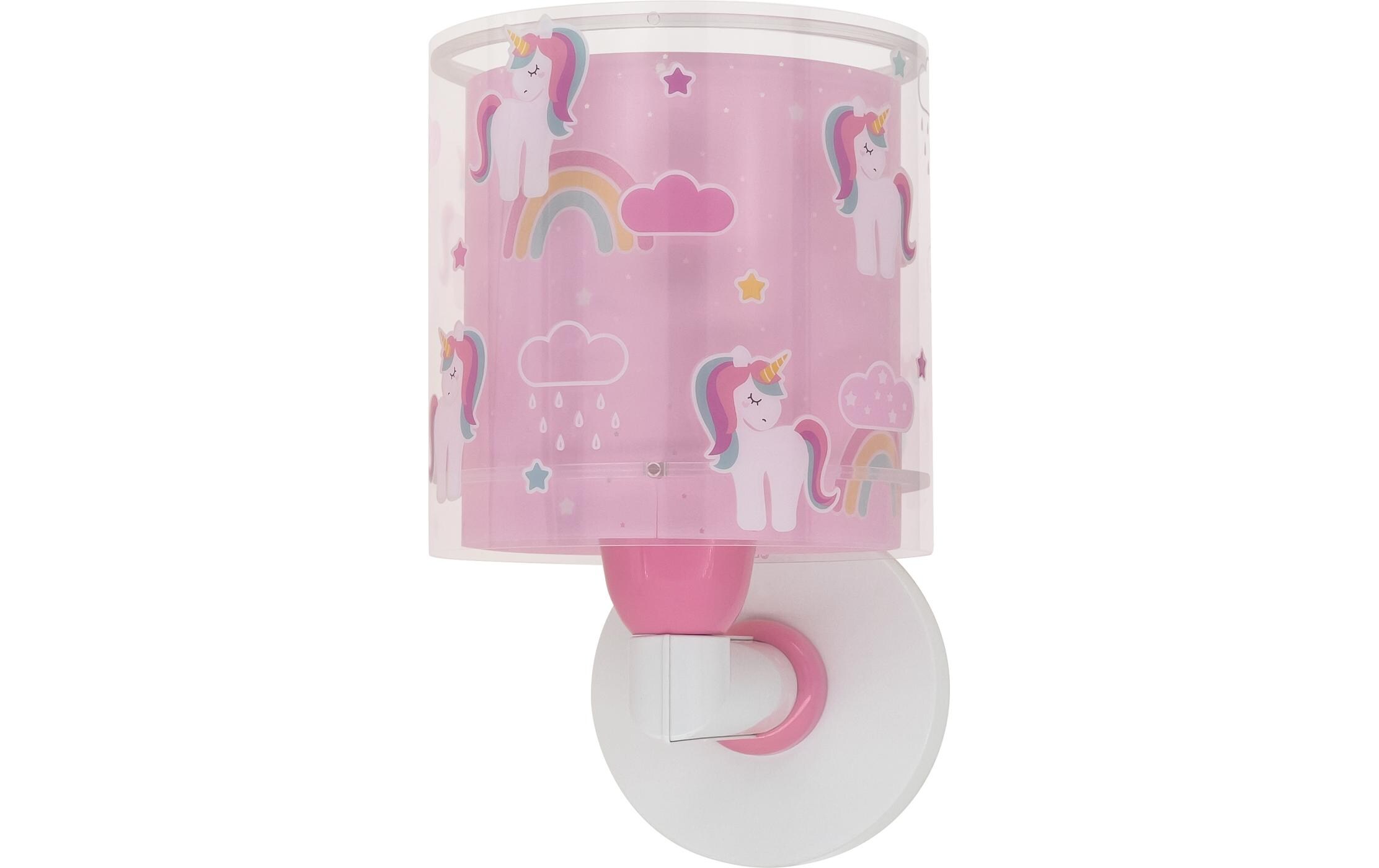 Wandleuchte UnicornsWandlampe mit Doppelschirm für Kinderzimmer
