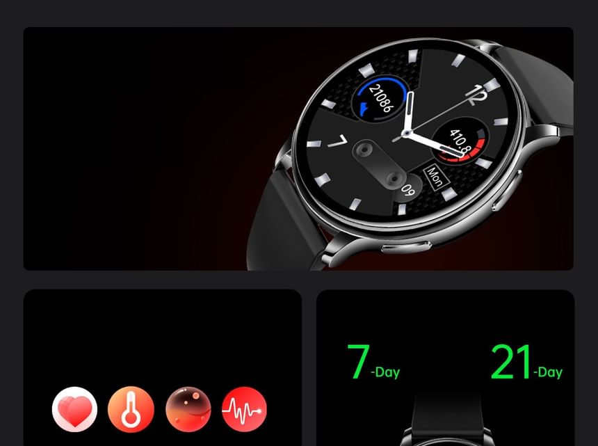 HOMTEC - Gezondheidsmonitor met bandje / armbandhorloge / set
