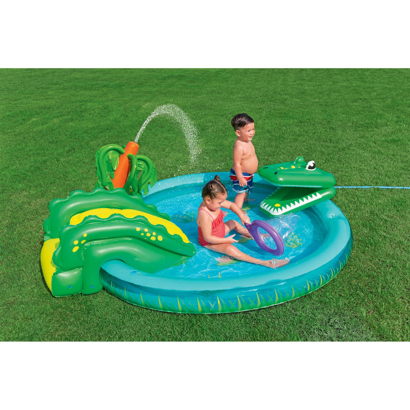 Bestway Wasserspielcenter Krokodil Bucht