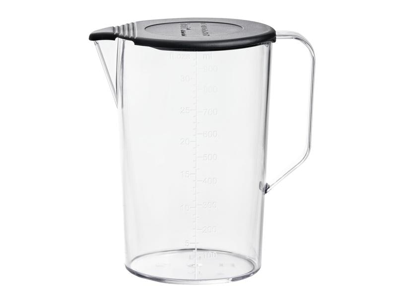 Bamix Krug 10 dl, Transparent Krug mit Deckel