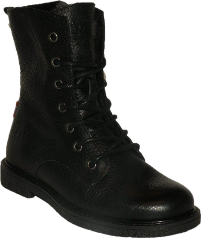 Koel4Kids 11M002 Meisjes Veterboot - Zwart