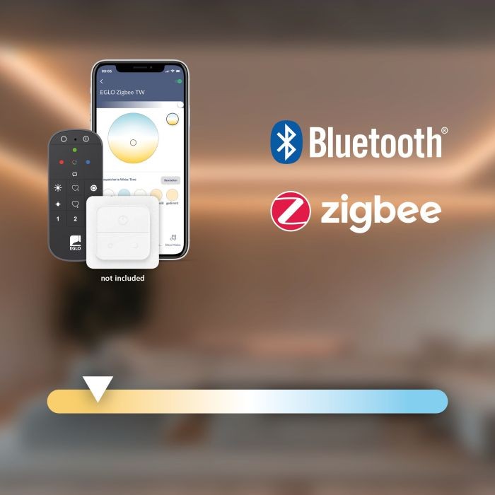 EGLO - E14 P45 spiral, rav - TW - Zigbee, Bluetooth