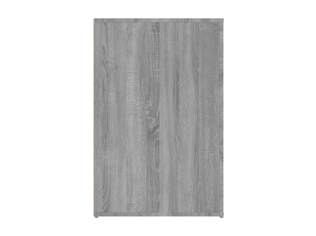 Bureau Sonoma gris 100x49x75 cm Bois d'ingénierie