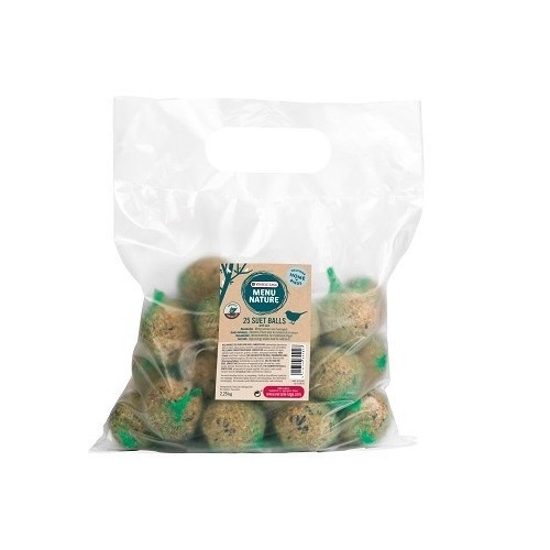 Pacote com 25 bolinhas de sebo Versele Laga Menu Nature, sabor natural.