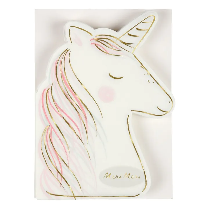 Meri Meri Serviettes en papier Licorne - Set de 16
