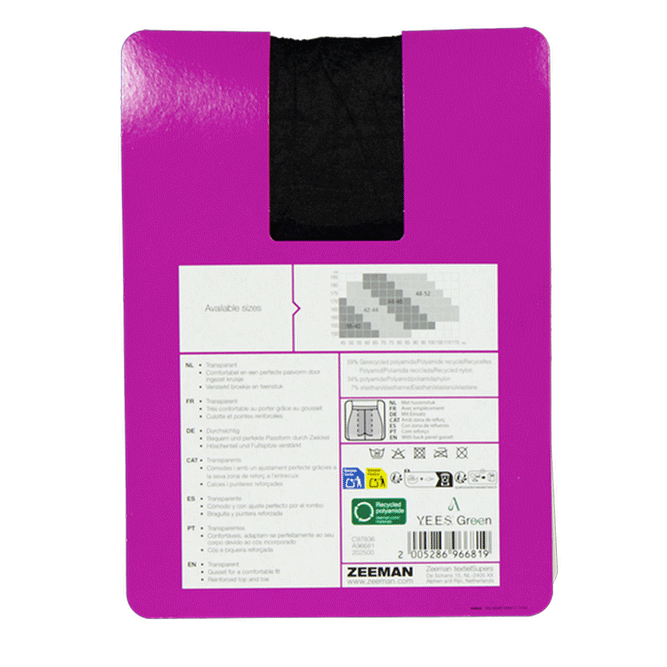 Lady fit Panty - Zwart