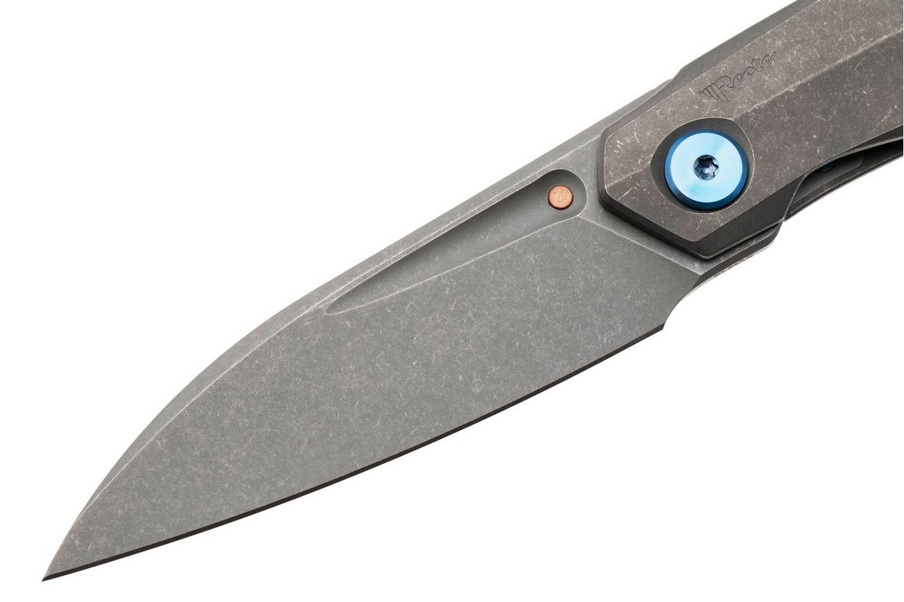 Reate VK-ANUB-TI-DW, Darkwashed Elmax, Darkwashed Titanium zakmes, Vulpex Knives design