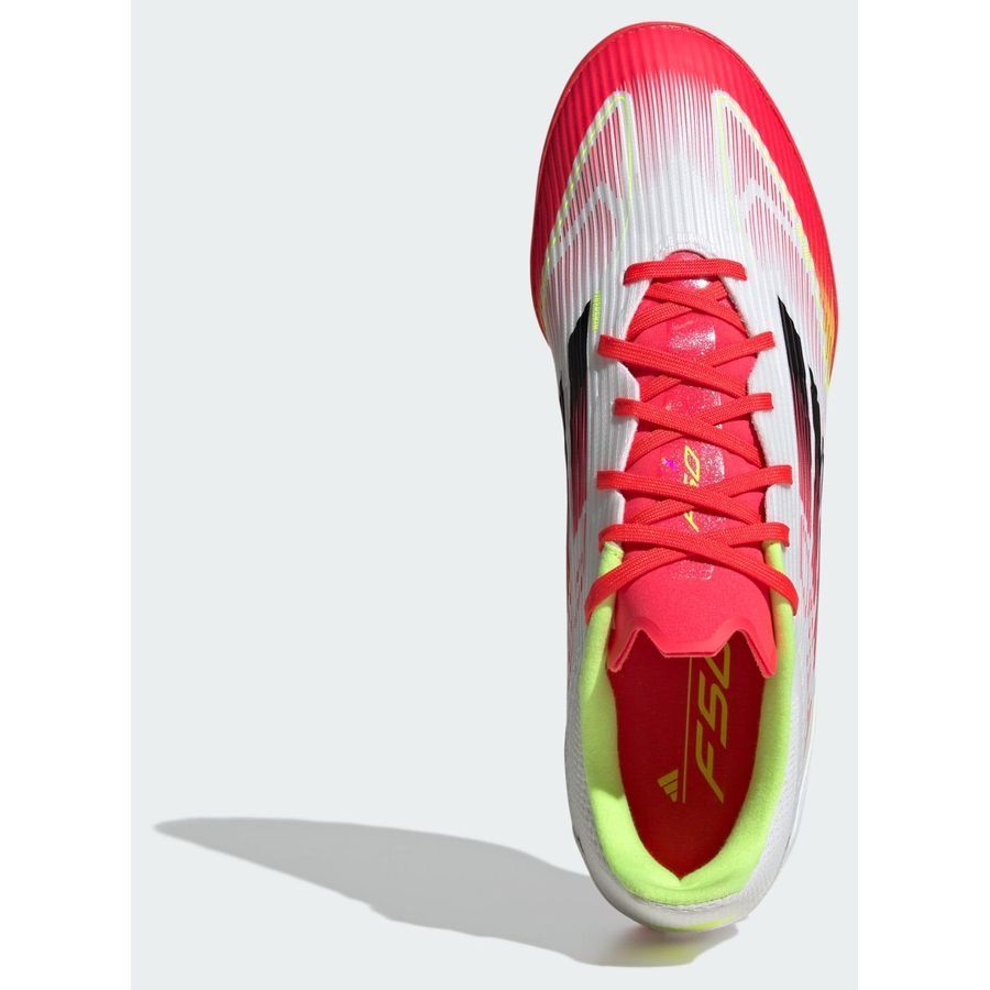 adidas F50 League TF Pure Victory - Blanc/Noir/Jaune