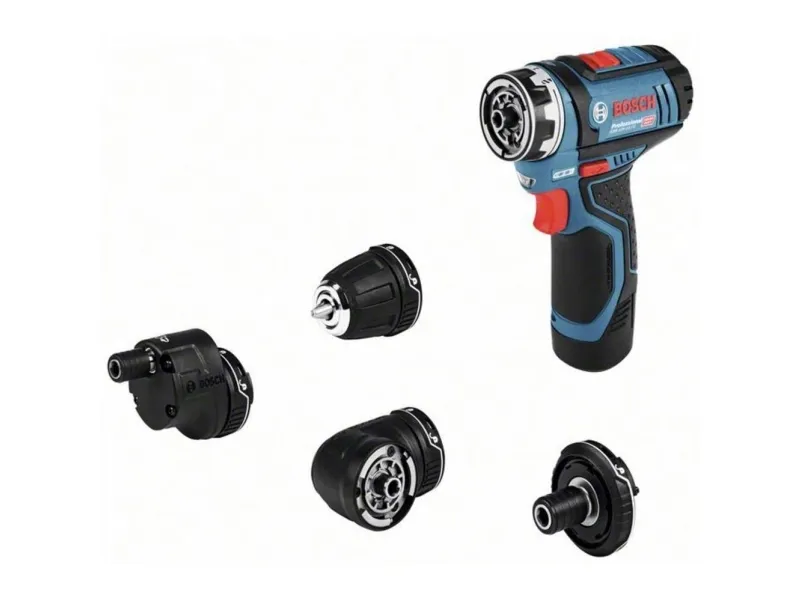 Bosch GSR 12V-35 FC Professional - Bor/driver - ledningfri - 2-hastigheders 10 mm - 35 N·m - 2 batterier - 12 V -