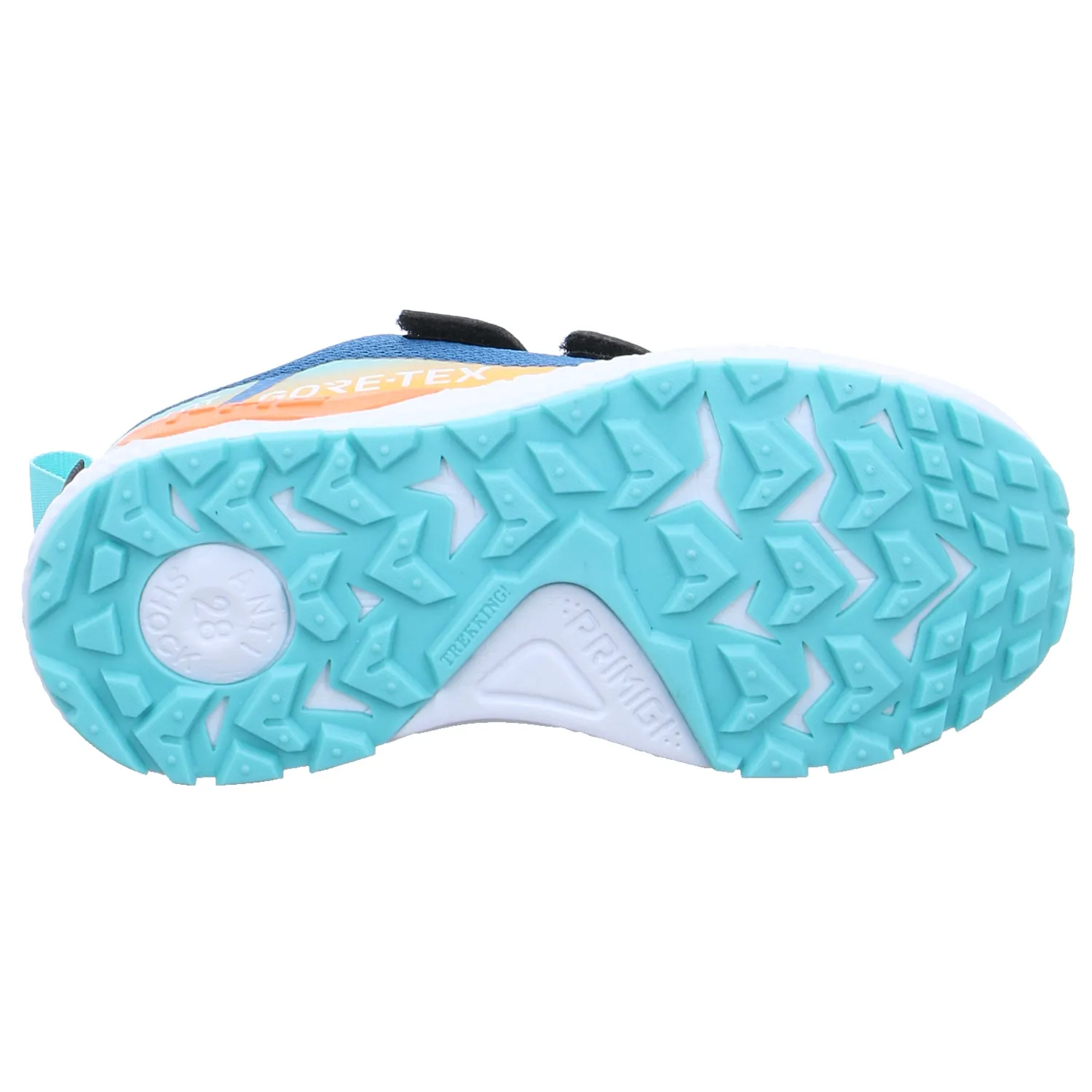 PRIMIGI Kleinkinder-Halbschuh Klett Blau Leder  Sneaker
