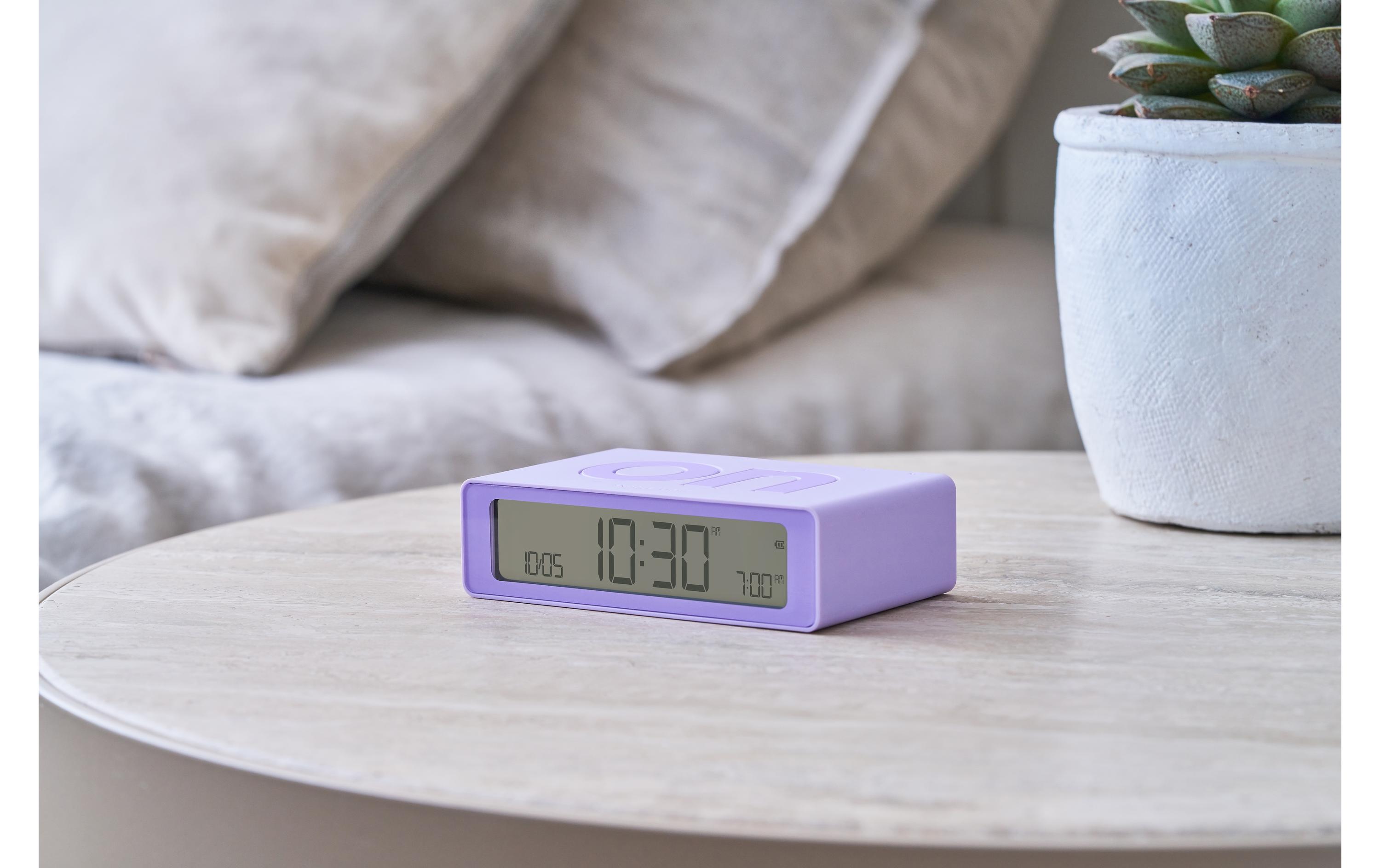 Digitalwecker Flip Mini LavendelMini LCD-Wecker mit Umkehrfunktion (On/Off)