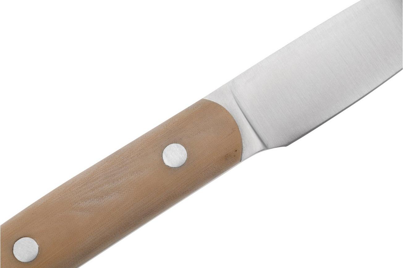 Bark River Bird & Trout CPM 154, Antique Bone Linen Micarta, jachtmes