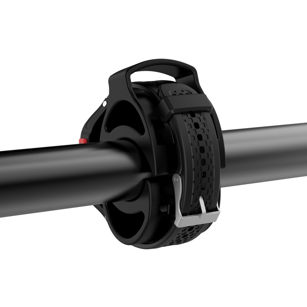 Universal Smart Watch Fahrrad Velo Bike Lenkstangen Silikon Halterung (Apple / Fitbit / Samsung / Huawei / Garmin) - Schwarz