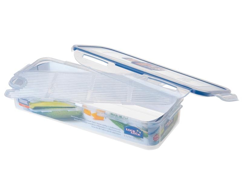 Lock & Lock Vorratsbehälter 1 l, Transparent Rechteckiges Vorratsglas
