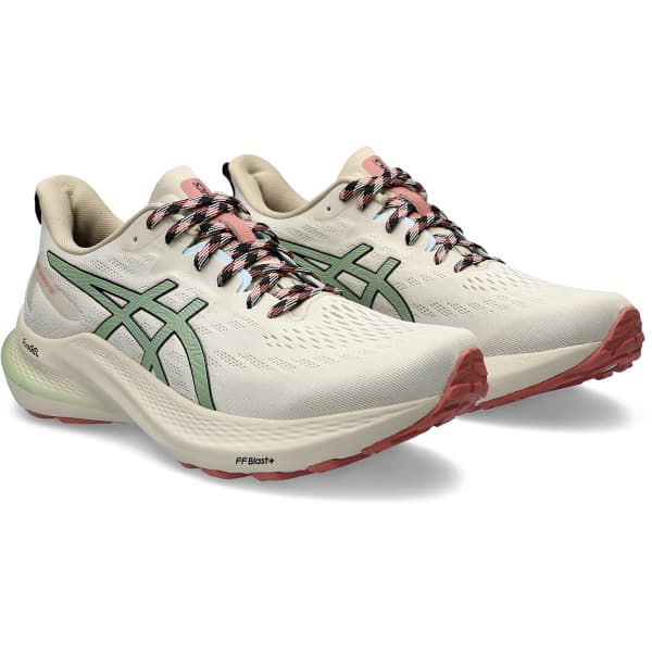 Chaussure running ASICS GT-2000 12 TR W NATURE BATHING/ROSE ROUGE