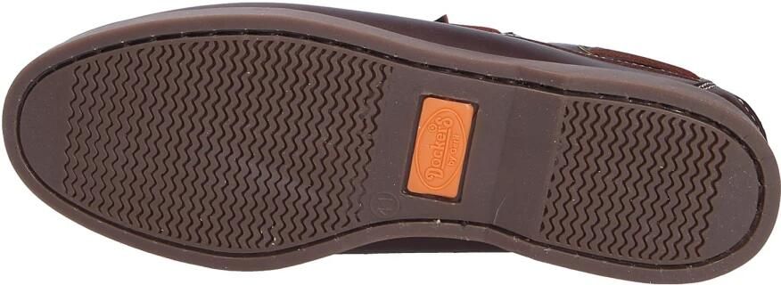 Dockers by Gerli heren leren mocassin donkerbruin