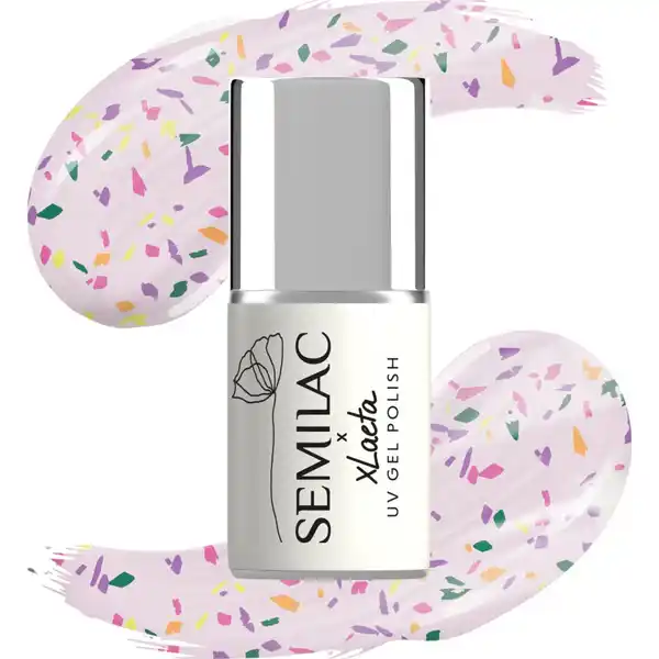T27 UV Nagellack Top No Wipe Matte Violet Galaxy