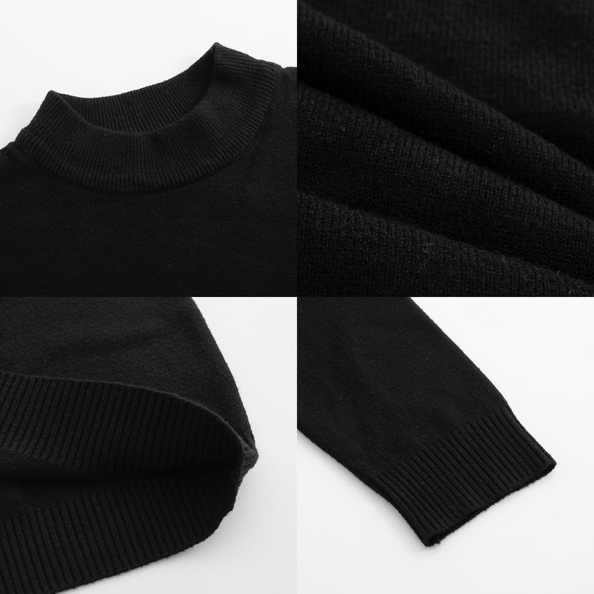 DAZO Studios - Mock-neck gebreide top