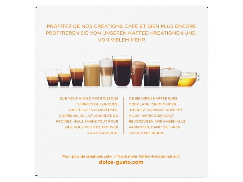 Nescafé Kaffeekapseln Dolce Gusto Incarom Latte 30 Stück Kaffeeportionen für das Dolce Gusto System