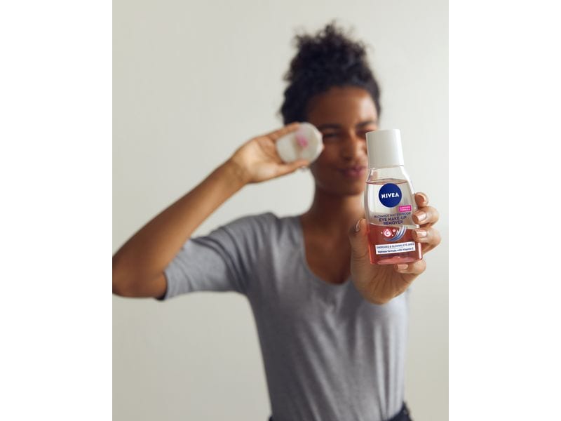 NIVEA Augen Make-up Entferner 125 ml Augen Make-up-Entferner reinigt gründlich und sanft