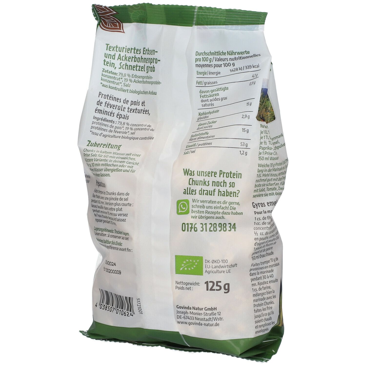 govinda Protein Chunks Schnetzel
