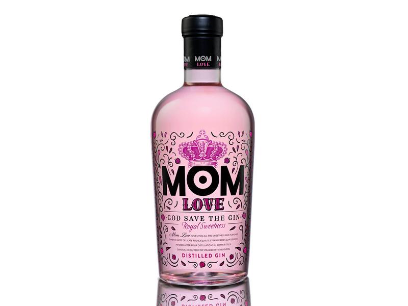 Gonzalez Byass Sherrys Mom Gin Love 0.7 l Beerige Wacholder-Spirituose aus Spanien