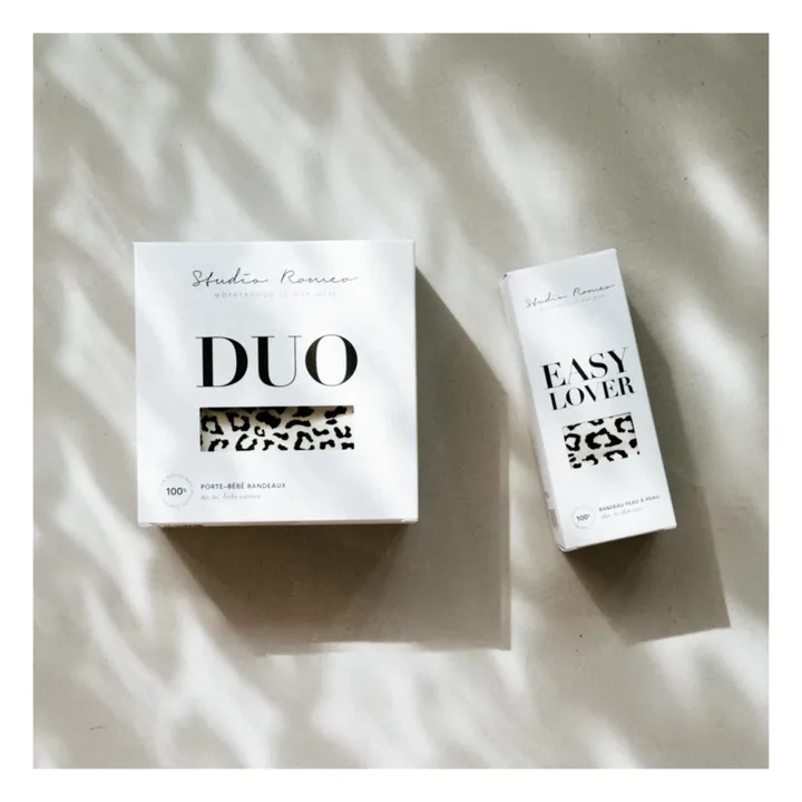 Studio Romeo Porte-bébé Léo en coton bio | Blanc