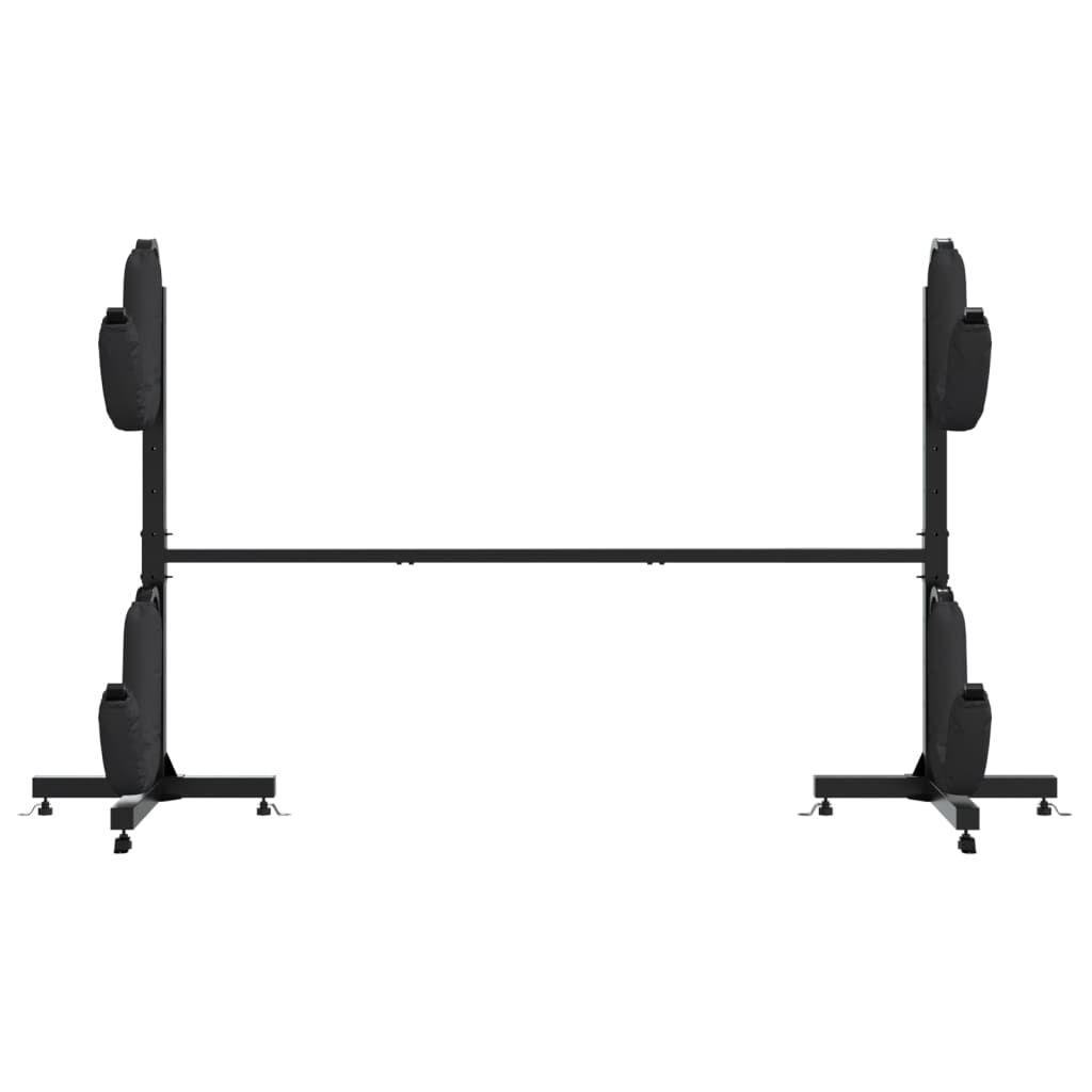 vidaXL Kajakrek voor 2 kajaks, 250x57x127,5 cm, staal