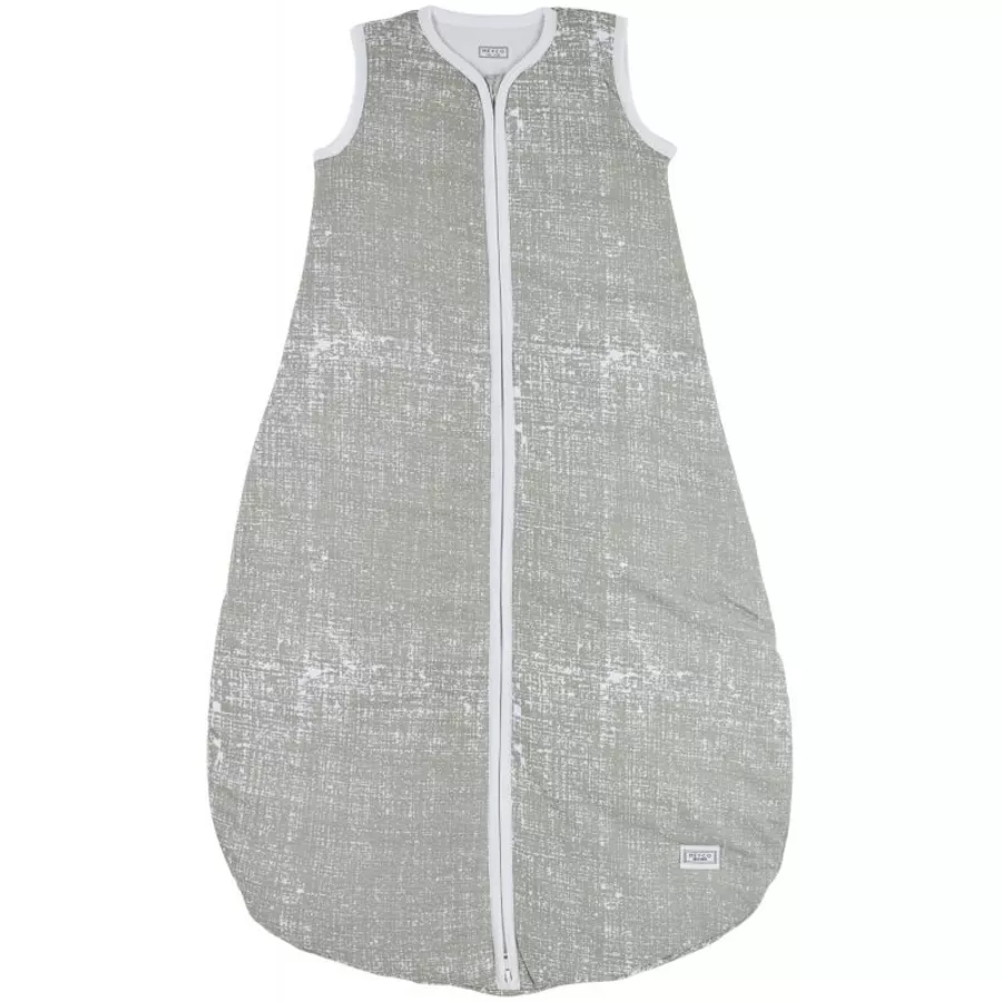 Meyco Schlafsack rund gefüttert fine lines grau