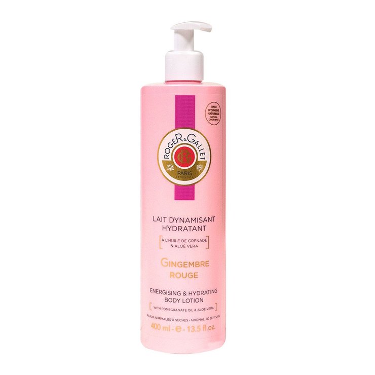 Lait dynamisant hydratant gingembre rouge 400ml