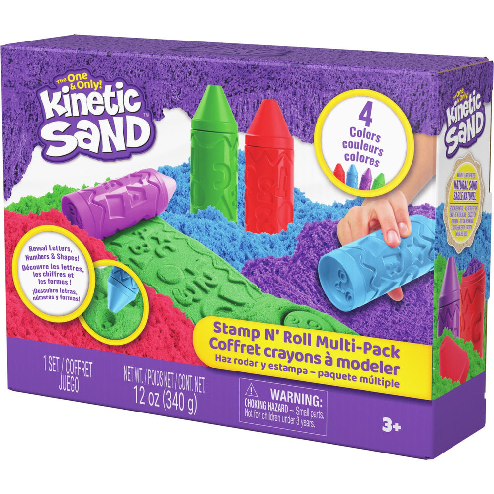 Køb Kinetic Sand Stempel N' Rul Multipak