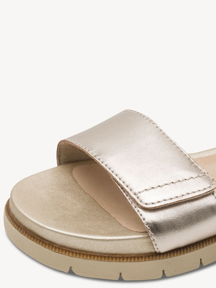 Leren Sandaaltje - metallic