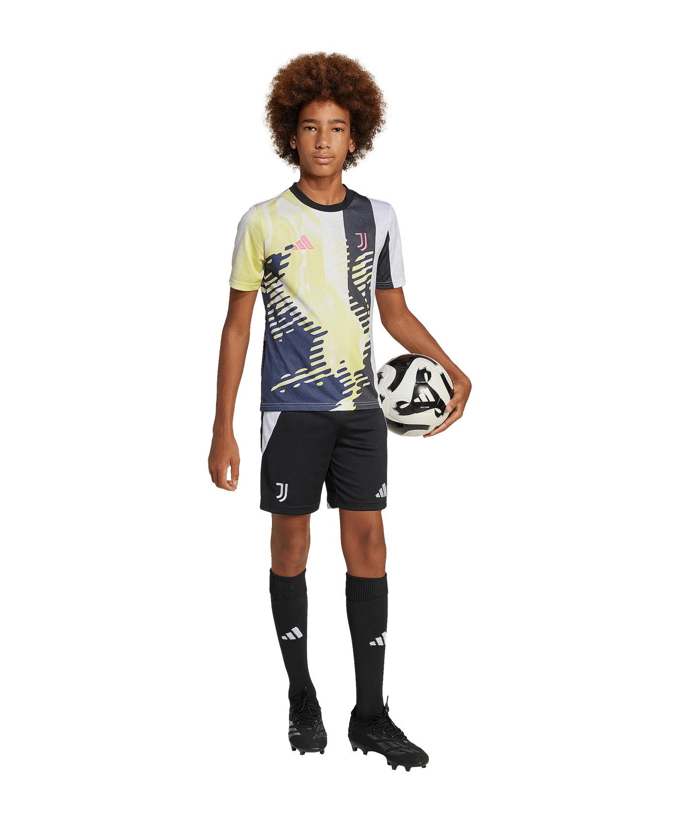 adidas Juventus Turin Prematch Shirt 2024/2025 Kids Lila