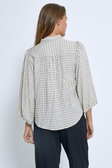 Peppercorn beige dames blouse