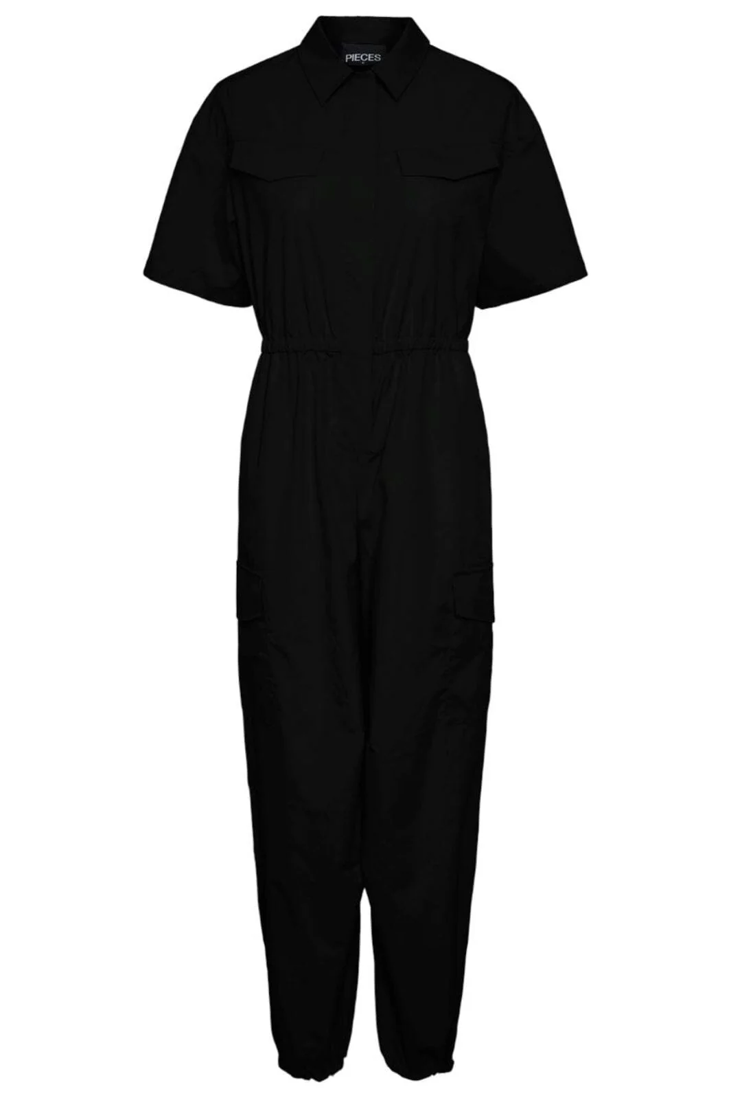 Pieces Pcfibbe 2/4 Cargo Jumpsuit 4597671 black