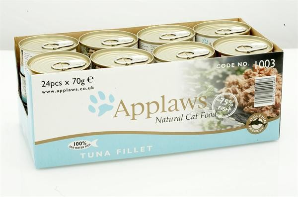 Applaws - 24 x Wet Cat Food 70 g - Tuna Fillet