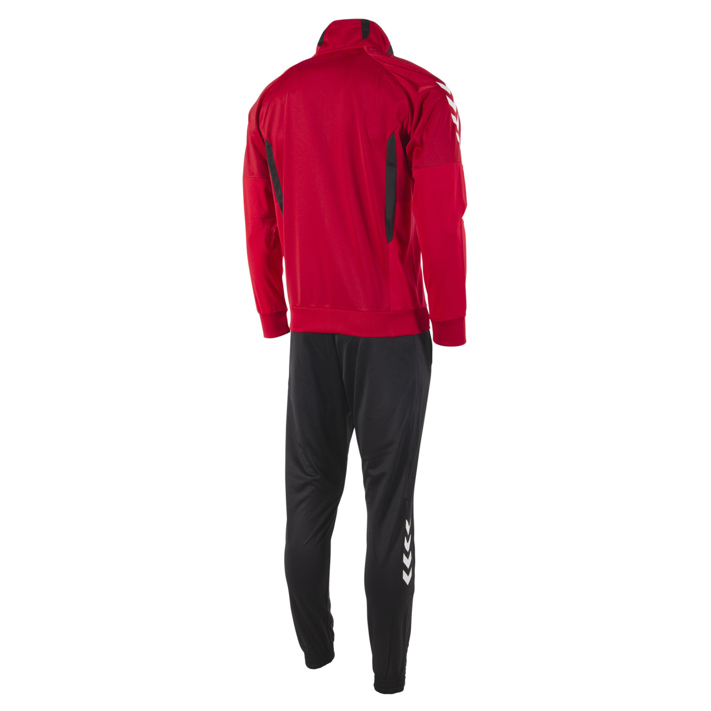 Hummel Authentic Full-Zip Trainingspak Rood Zwart