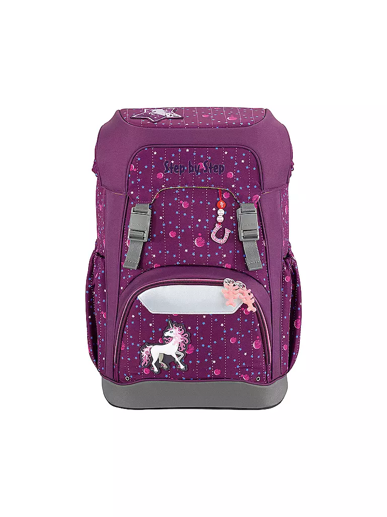 STEP BY STEP Schultaschen Set 5tlg Giant Dreamy Unicorn beere