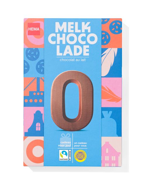 lettre O en chocolat au lait 140g