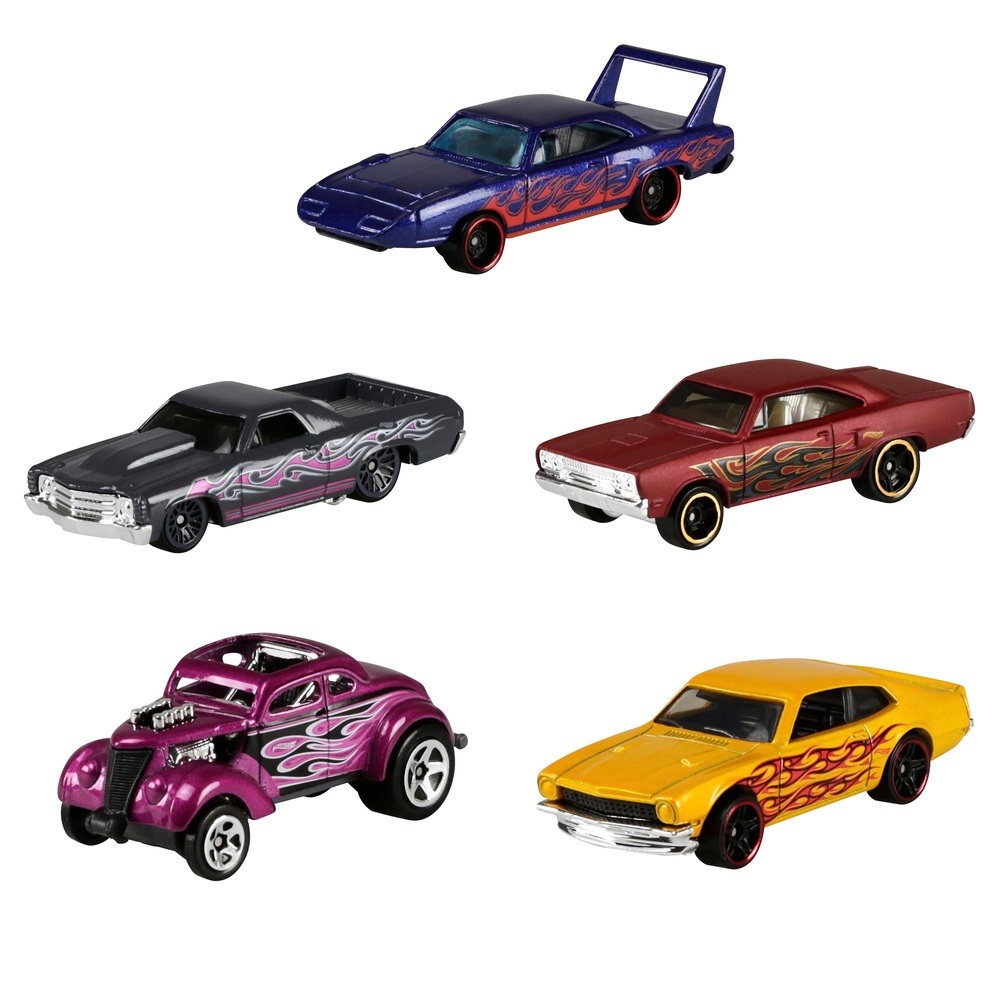 Hot Wheels 1:64 Autos 5er-Pack Sortiment